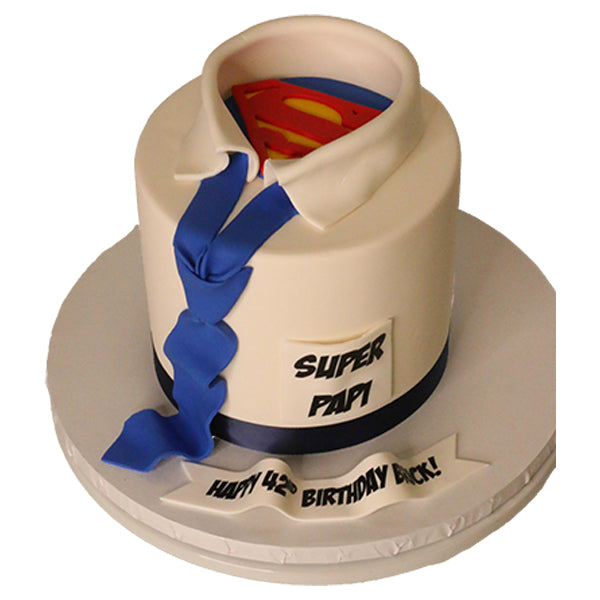 Superman Cake