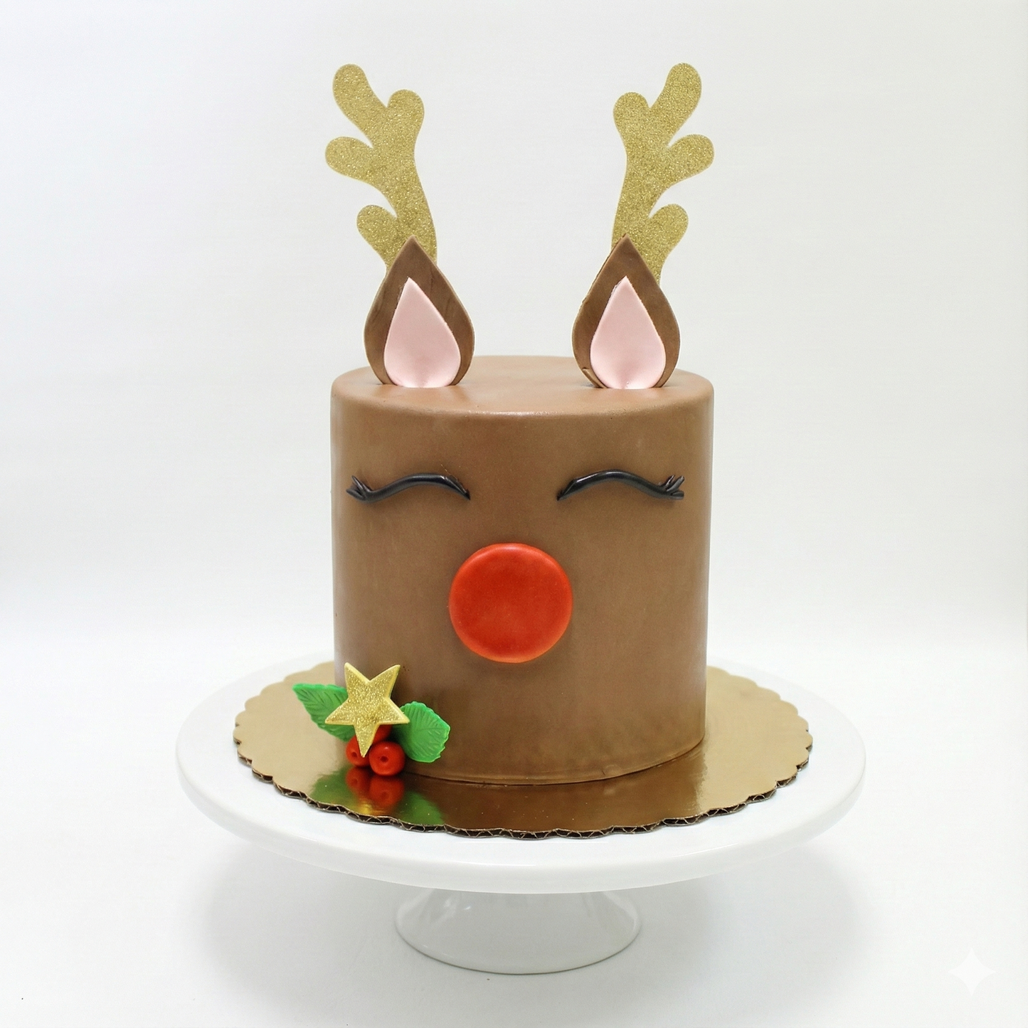 Rudolph the Reindeer Holiday Cake