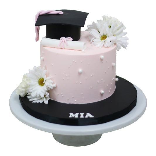 Simple Sweet Graduation Cake